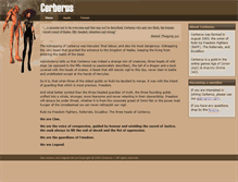 Tablet Screenshot of cerberus.kauler.com