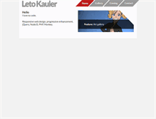Tablet Screenshot of kauler.com